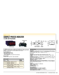 Thumbnail of document Data Sheet - LCI132 Process Indicator